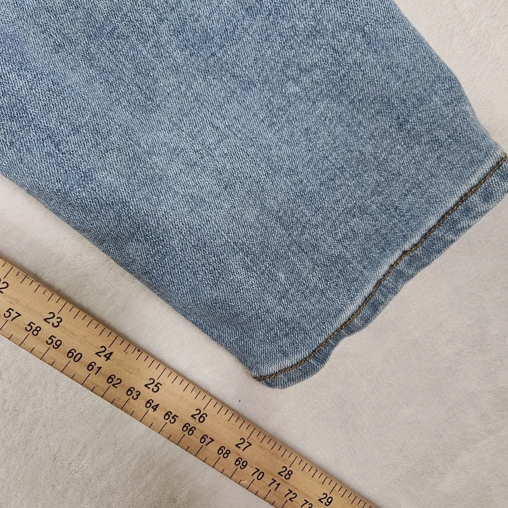 U-510 Xavier Jeans Pant 32x27* Light Blue Stretch Denim Stretch Eco Friendly - Picture 6 of 6